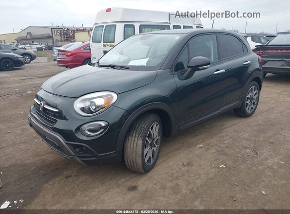 ZFBNFYB14LP856750 2020 FIAT 500X Green Առջևի ձախ երեք քառորդ տեսարան