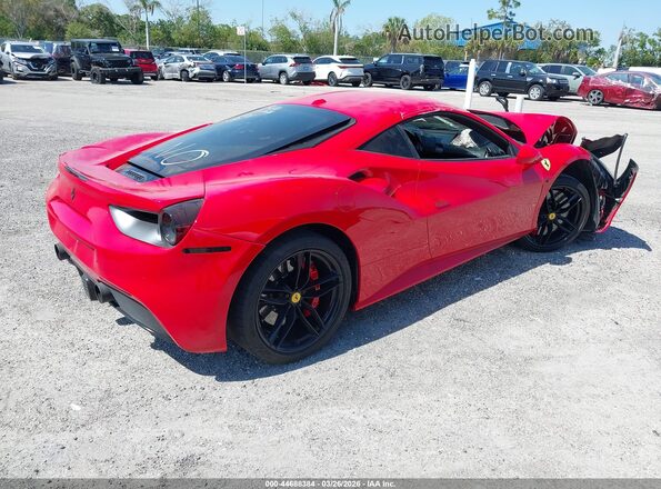 ZFF79ALA3J0231301 2018 FERRARI 488 Red უკანა მარჯვენა