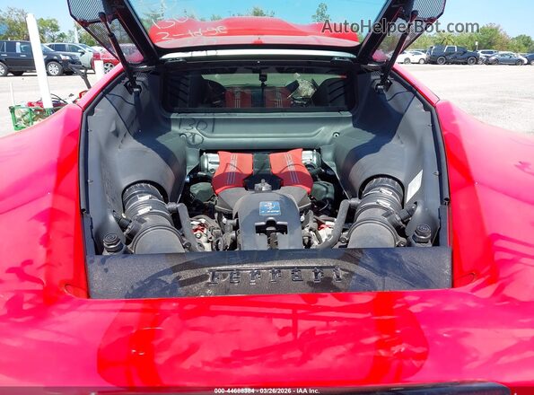 ZFF79ALA3J0231301 2018 FERRARI 488 Red უკანა ხედი