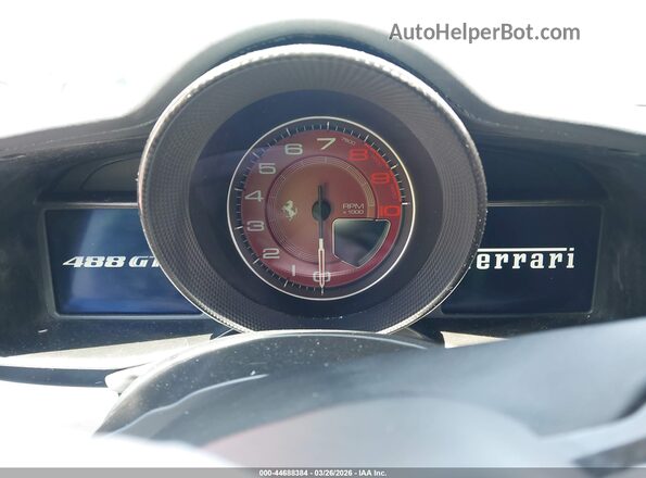 ZFF79ALA3J0231301 2018 FERRARI 488 Red უკანა სავარძლების ხედი