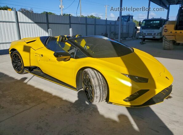 ZHWUT5ZF7NLA18766 2022 LAMBORGHINI HURACAN Yellow Առջևի աջ