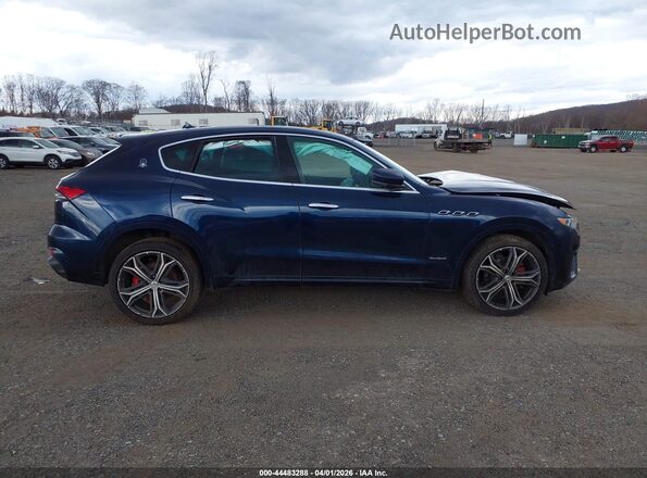 ZN661XUS2MX366145 2021 MASERATI LEVANTE Blue Instrument cluster view