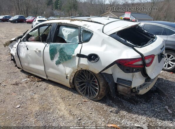 ZN661XUS4KX328204 2019 MASERATI LEVANTE White Задня ліва чверть