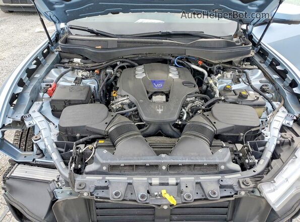 ZN661YUS6PX423876 2023 MASERATI LEVANTE Blue Engine compartment view