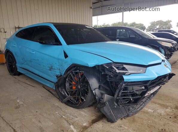 ZPBUA1ZL0LLA08242 2020 LAMBORGHINI URUS Бирюзовый 