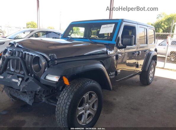 1c4hjxdg3Lw267523 2020 JEEP WRANGLER Серый 