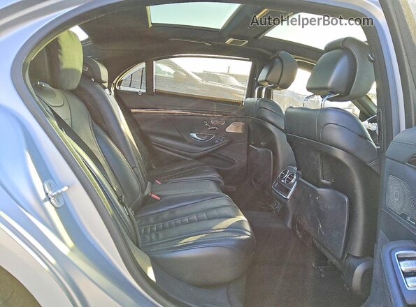 WDDUG8CB0GA214053 2016 MERCEDES-BENZ S-CLASS Silver Vista interior trasera