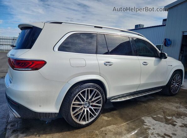 4JGFF8KE0MA523840 2021 MERCEDES-BENZ GLS White Front right