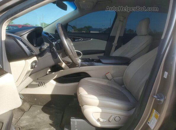 2LMPJ6K92KBL18911 2019 LINCOLN NAUTILUS Tan Առջևի վահանակի տեսք
