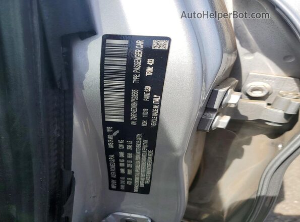 ZARFAEDN8H7528565 2017 ALFA ROMEO GIULIA Серебряный Вид наклейки с VIN-кодом