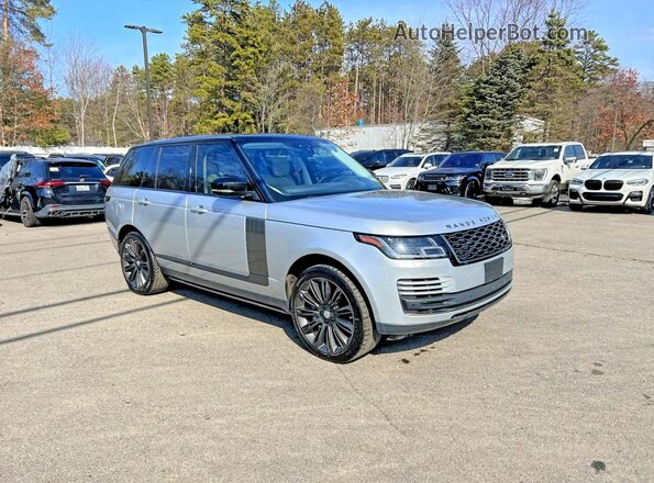 SALGS2RE4JA504820 2018 LAND ROVER RANGE ROVER Серебряный Задняя левая четверть