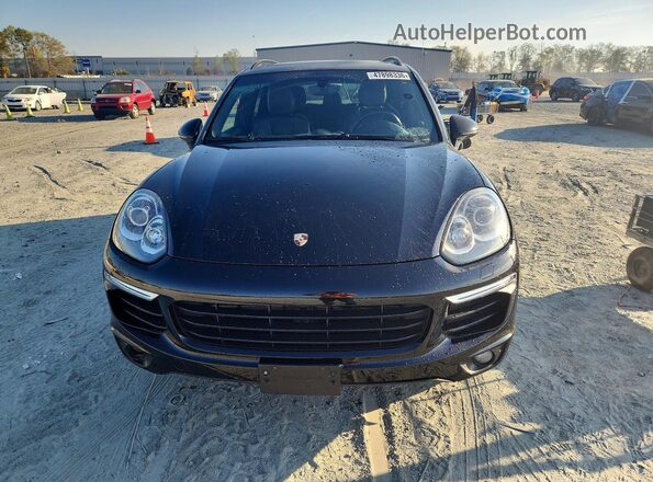 WP1AE2A29JLA72783 2018 PORSCHE CAYENNE Черный Вид сзади
