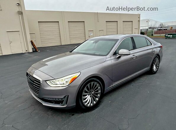 KMHG54JH8JU044264 2018 GENESIS G90 Gray უკანა მარჯვენა