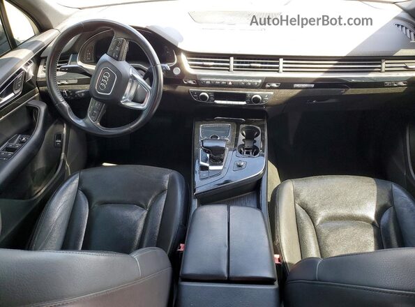 WA1LAAF7XHD033655 2017 AUDI Q7 Silver Вид щитка приладів