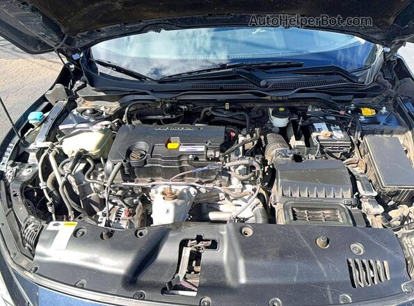 2HGFC2F64MH524053 2021 HONDA CIVIC Черный Вид панели приборов