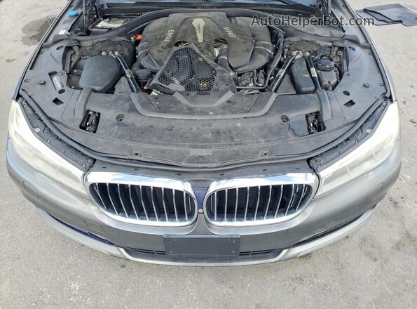 WBA7F2C57GGE12319 2016 BMW 7 SERIES Gray Շարժիչի բաժամունքի տեսք