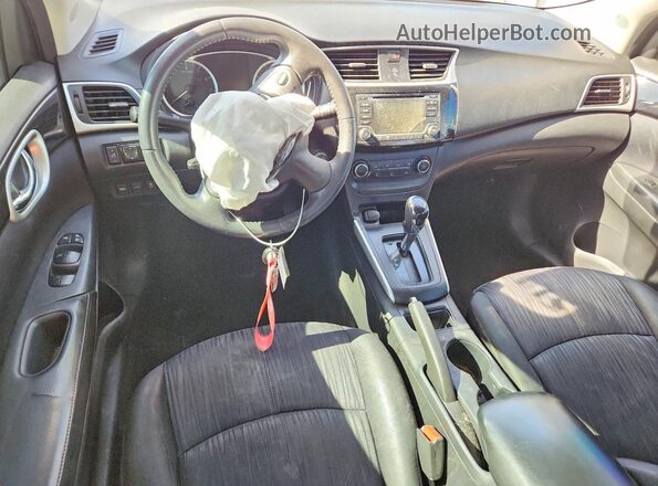 3N1AB7APXHL669607 2017 NISSAN SENTRA White Instrument cluster view