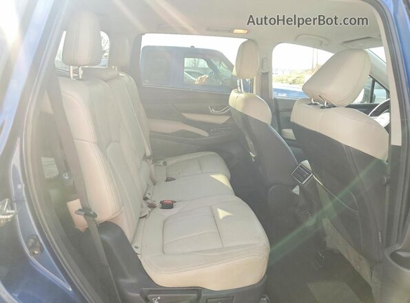 4S4WMAJD1K3458522 2019 SUBARU ASCENT Синий Вид подкапотного пространства