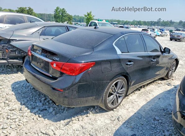 JN1EV7APXGM302266 2016 INFINITI Q50 Black 