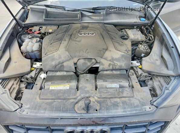 WA1AVAF19KD017493 2019 AUDI Q8 Silver VIN կոդի պիտակի տեսք