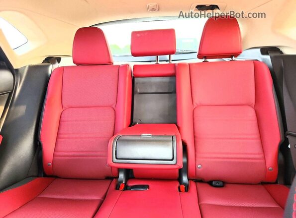 JTJDARBZ3M5029044 2021 LEXUS NX White Widok wnętrza z tyłu