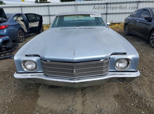 138570L113367 1970 CHEVROLET MONTE CARLO Silver Widok z przodu