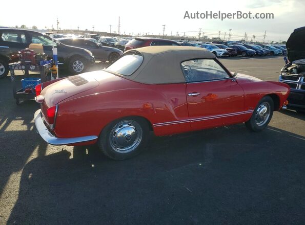 1402571366 1970 VOLKSWAGEN KARMANGHIA Red Trasero derecho