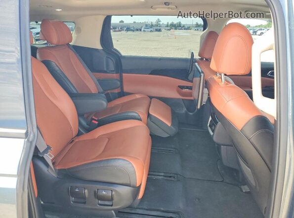 KNDNE5H35N6146160 2022 KIA CARNIVAL Blue Вид підкапотного простору