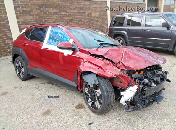 KM8HB3AB0SU307433 2025 HYUNDAI KONA Maroon 
