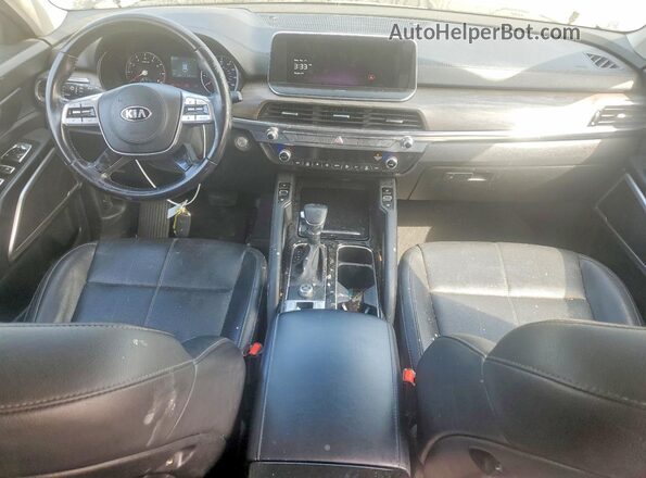 5XYP34HC4MG098607 2021 KIA TELLURIDE Black ხელსაწყოთა პანელის ხედი