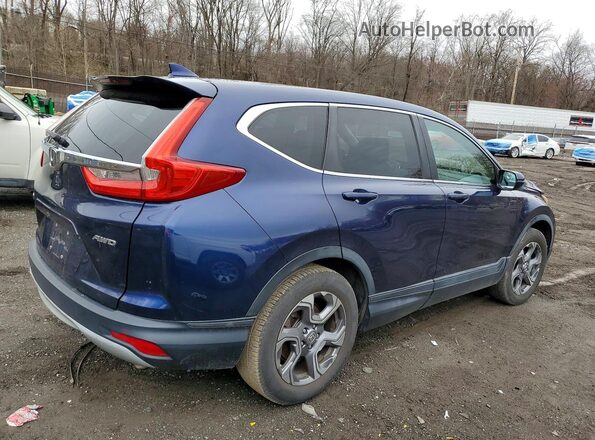 2HKRW2H5XHH654116 2017 HONDA CRV Blue 