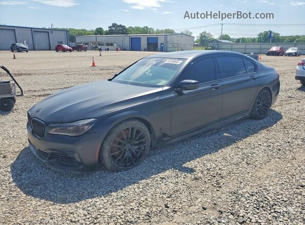 WBA7F0C32HGM22242 2017 BMW 7 SERIES Black უკანა მარცხენა