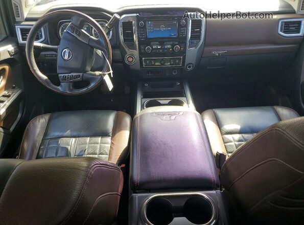 1N6BA1F28HN553155 2017 NISSAN TITAN White Instrument cluster view