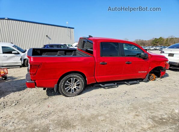 1N6AA1EF1NN100152 2022 NISSAN TITAN Red წინა მარჯვენა