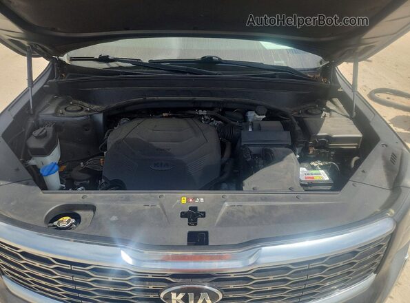 5XYP5DHC0LG033312 2020 KIA TELLURIDE Gray VIN կոդի պիտակի տեսք