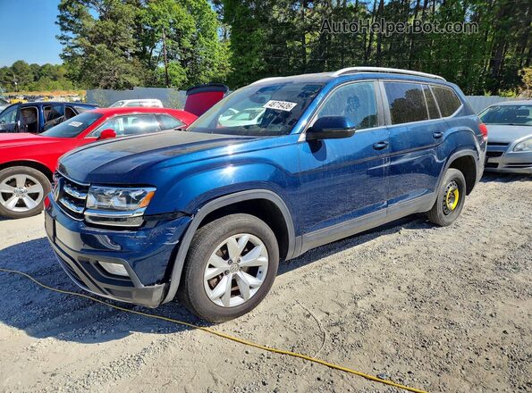 1V2WR2CA4KC558627 2019 VOLKSWAGEN ATLAS Blue 