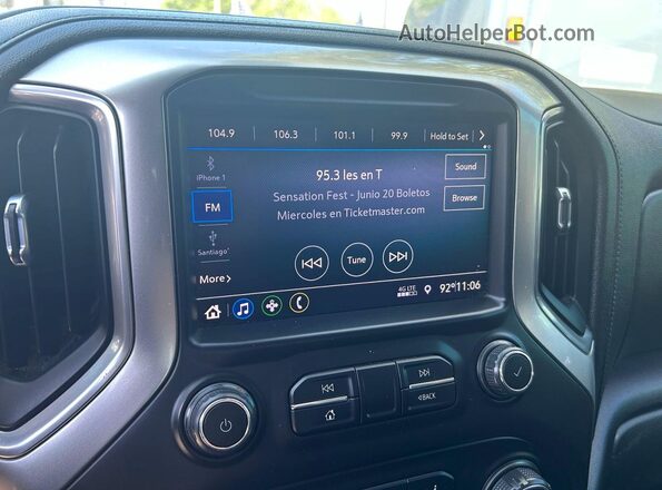 1GCRYDED6LZ143070 2020 CHEVROLET SILVERADO Серебряный 