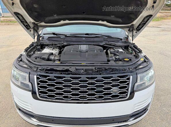 SALGS5RE9KA537606 2019 LAND ROVER RANGE White Vista del salpicadero
