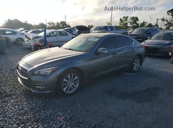 JN1EV7AR3HM830699 2017 INFINITI Q50 Gray 