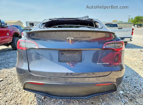 5YJYGDEE9MF077368 2021 TESLA MODEL Y Gray Widok wnętrza z przodu
