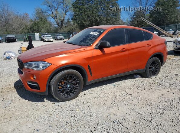 5UXKU6C50G0R34000 2016 BMW X6 Orange Հետևի ձախ