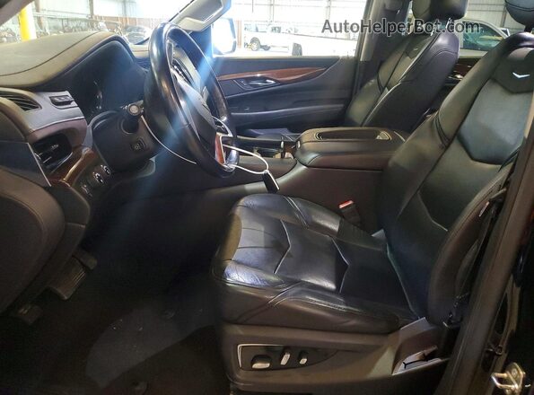 1GYS4BKJ7JR395770 2018 CADILLAC ESCALADE Black Առջևի վահանակի տեսք