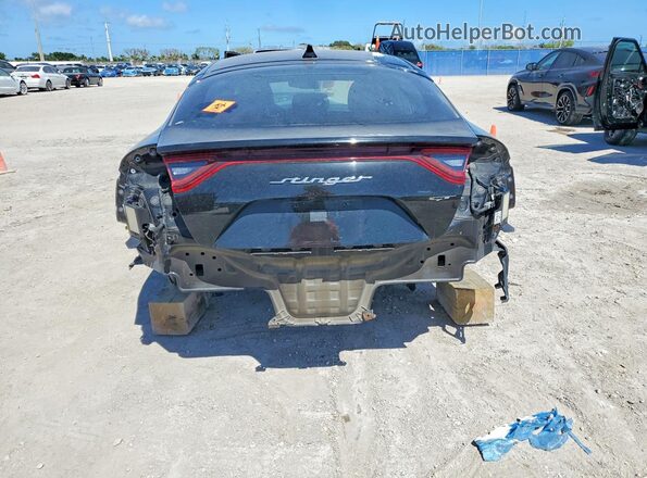 KNAE35LC1K6067008 2019 KIA STINGER Black 