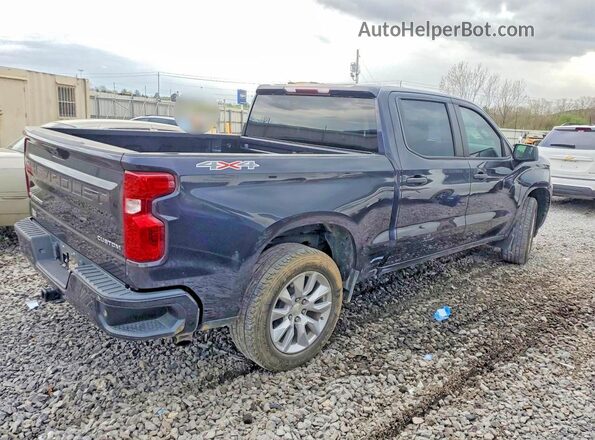 3GCPDBEK9NG541379 2022 CHEVROLET SILVERADO Синий Задняя правая четверть