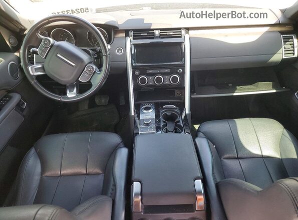 SALRRBBV1HA011217 2017 LAND ROVER DISCOVERY Black Вид щитка приладів