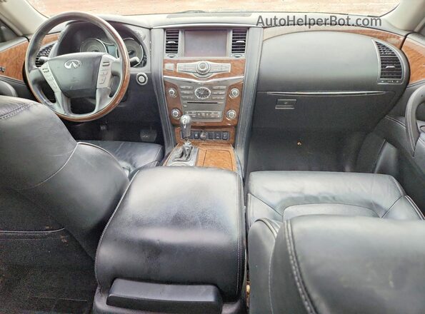 JN8AZ2NF6H9643435 2017 INFINITI QX80 Blue Vista del cuadro de instrumentos