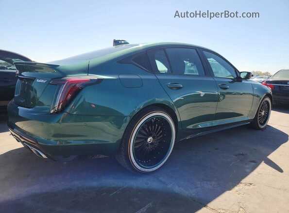 1G6DV5RW7S0106734 2025 CADILLAC CT5 Green Передня права чверть