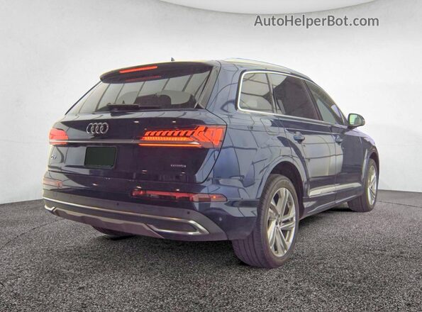WA1LXBF79ND006740 2022 AUDI Q7 Blue Delantero derecho