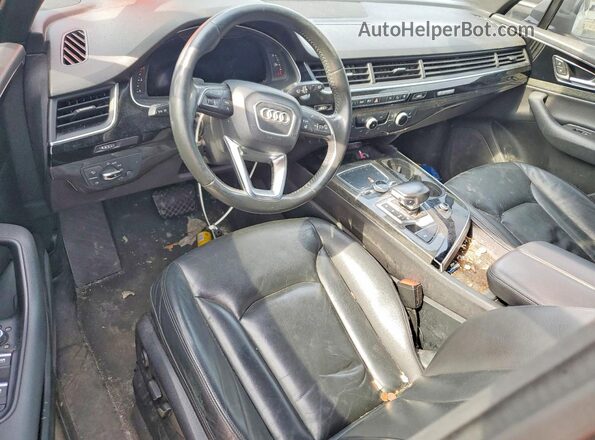 WA1LAAF77HD058772 2017 AUDI Q7 Gray ხელსაწყოთა პანელის ხედი