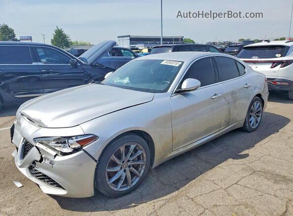 ZARFAEDN8H7528565 2017 ALFA ROMEO GIULIA Серебряный Задняя левая четверть